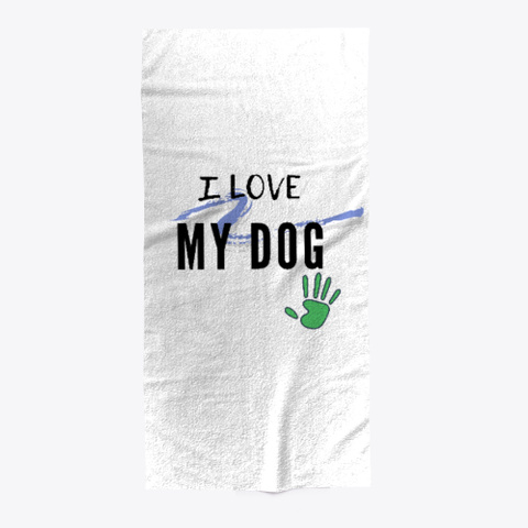 I Love My Dog Logo  Standard T-Shirt Front