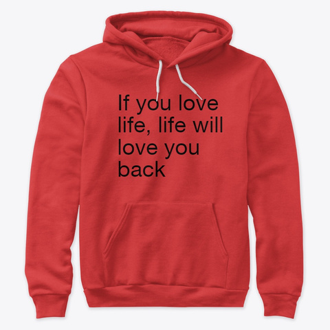 Love Life Red T-Shirt Front