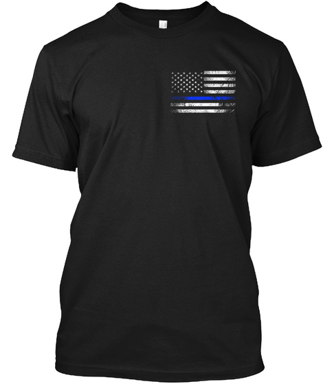 Police   Hero Rises Every Morning (Mp) Black T-Shirt Front
