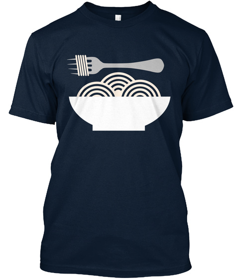 Spaghetti Bowl New Navy T-Shirt Front