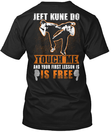 Jeet Kune Do Black T-Shirt Back