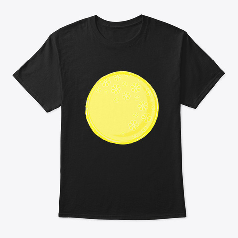 Bright Sun Black T-Shirt Front