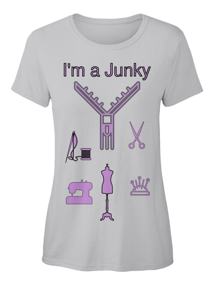 I M A Junky Sport Grey T-Shirt Front