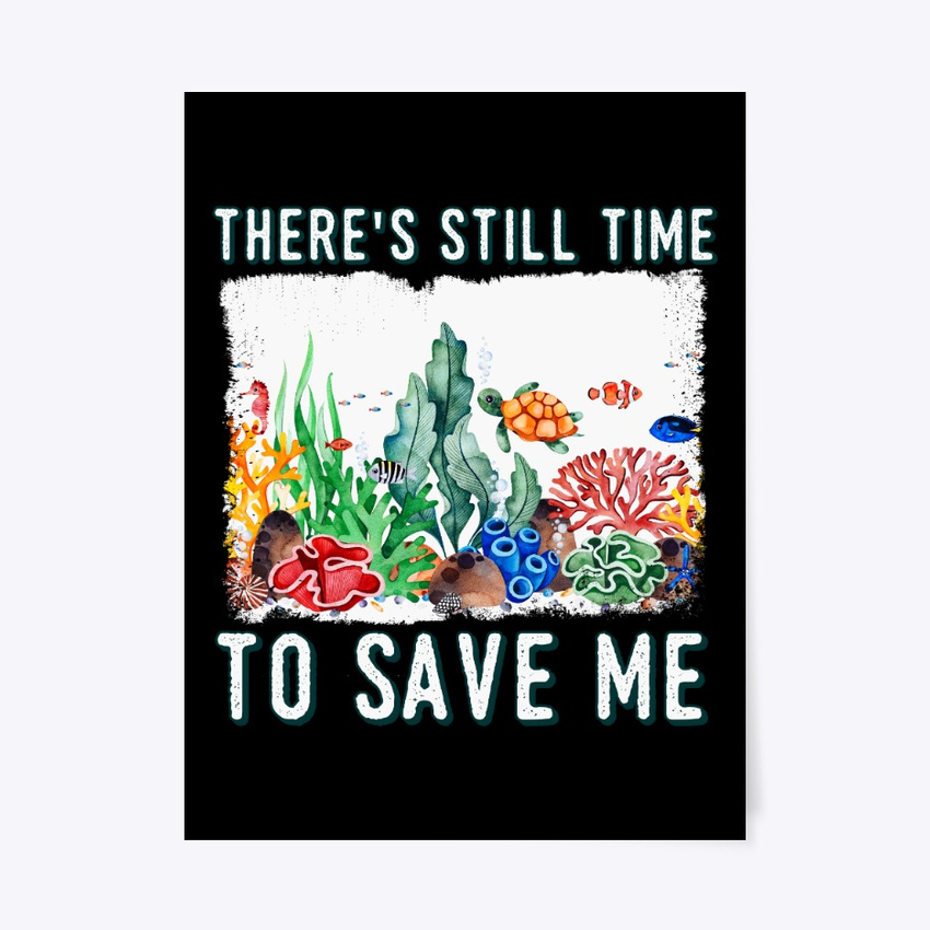 feel Navy language Time To Save Coral Reef Earth Day Gift Poster - 18"x24" | eBay