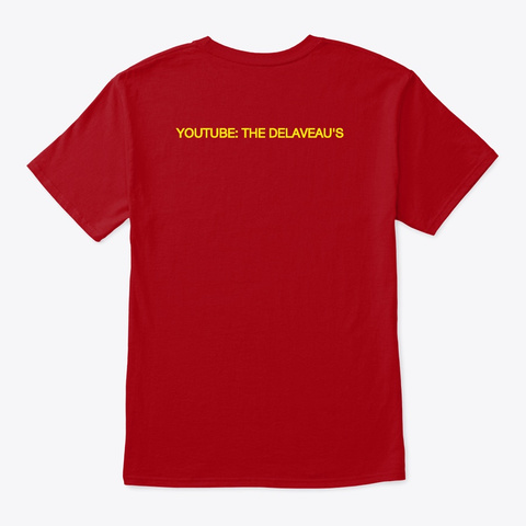 The Delaveaus Red T-Shirt Back