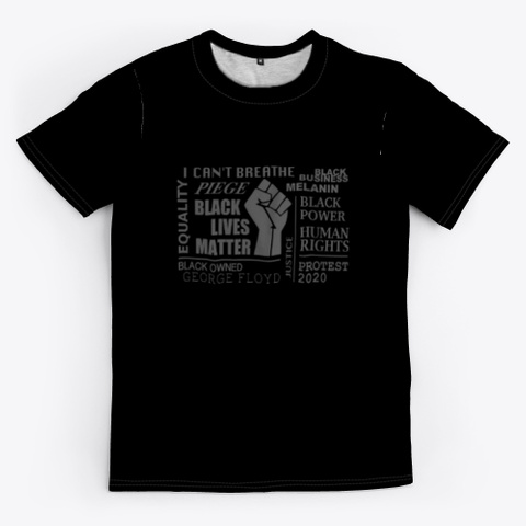 Black Lives Matter Black Camiseta Front