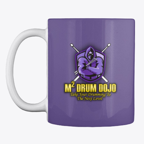 M2 Drum Dojo Apparel  Purple T-Shirt Front