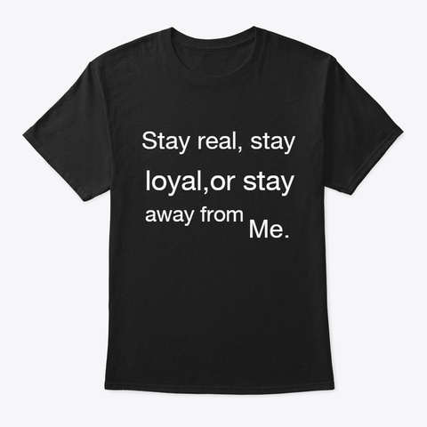 Away From Me Black T-Shirt Front