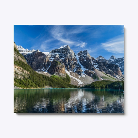Canvas Art Lake Before Mountains Standard T-Shirt Front