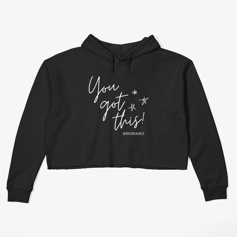 Featuring a relaxed fit and dropped shoulders, the crop hoodie is made of a super-soft 85/15 ringspun cotton-poly blend.