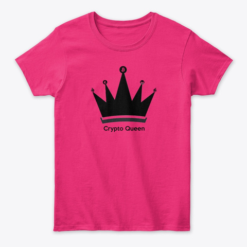 Crypto Queen Heliconia T-Shirt Front