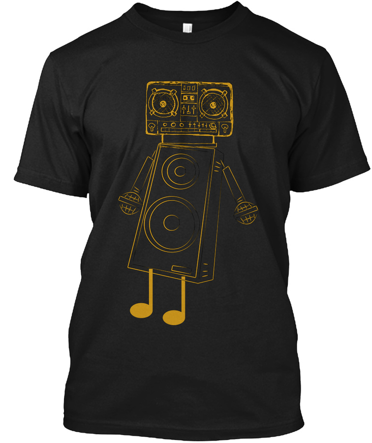Robot Music Man Unisex Tshirt