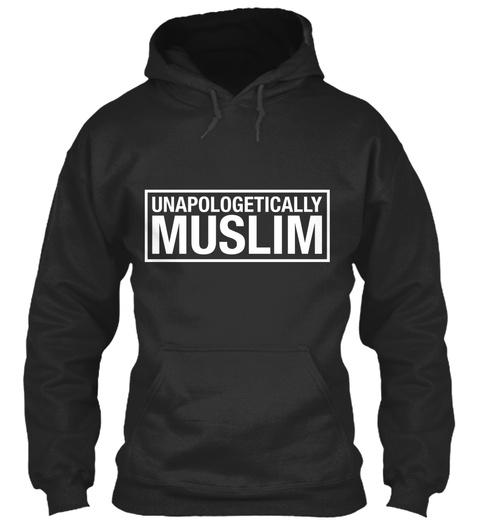 Unapologetically Muslim Jet Black T-Shirt Front