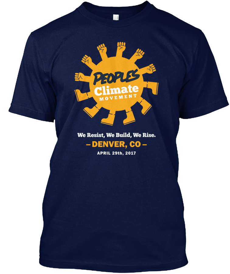 Peoples Climate March Denver Official Unisex Tshirt