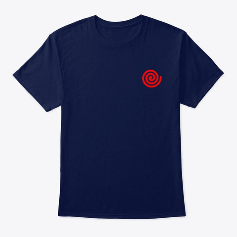"Hypnotic" Navy Camiseta Front