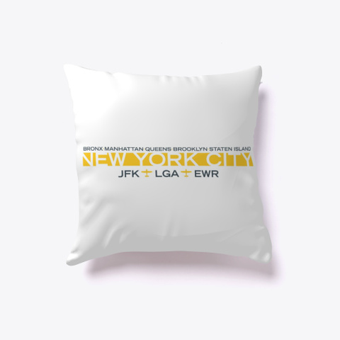New York City By 23h59 White Camiseta Front