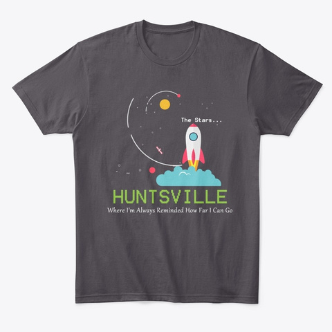 Huntsville Uplifting Tee Hpl  Heathered Charcoal  T-Shirt Front