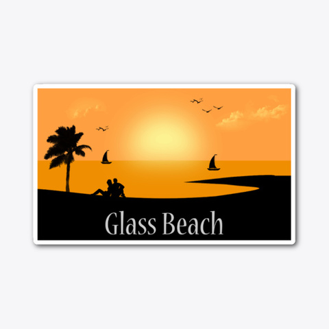 Glass Beach California Standard T-Shirt Front
