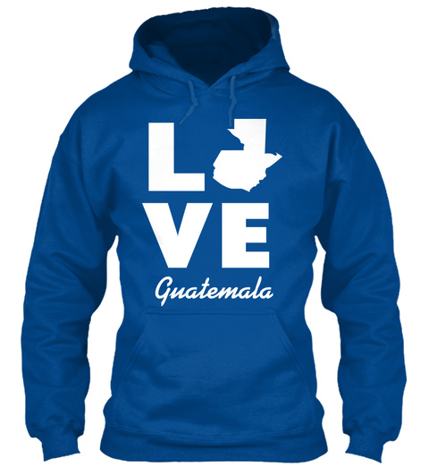 Love Guatemala  Royal T-Shirt Front
