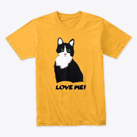 Cats Everyday~ Gold T-Shirt Front