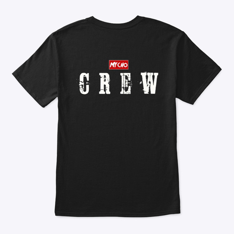 Pandamonium Crew Shirts Black áo T-Shirt Back