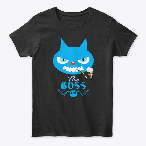 Halloween Cat Boss Resting Witch Face