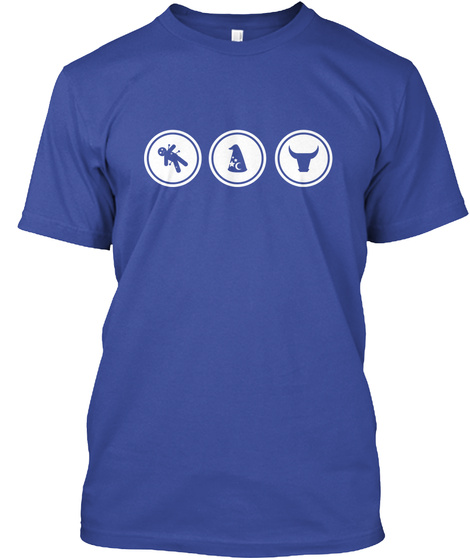 Voodoo, Wizardry, And Bulls**T Deep Royal T-Shirt Front