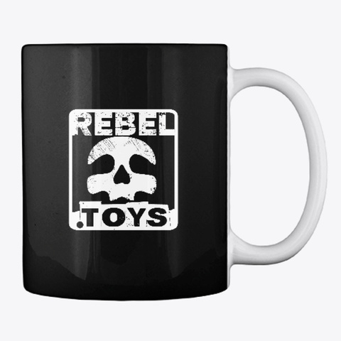 Rebel.Toys Mug Black T-Shirt Back