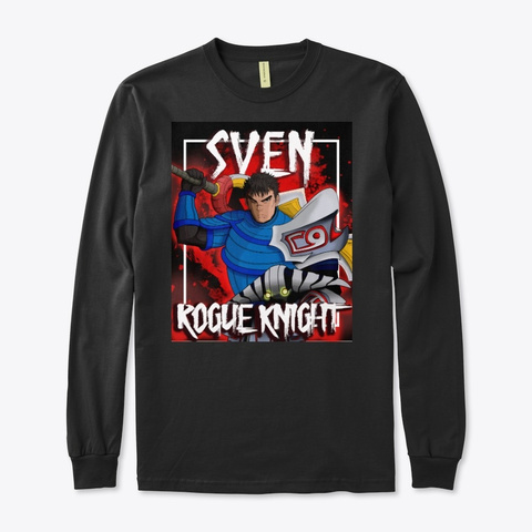 Sven Rogue Knight Black T-Shirt Front