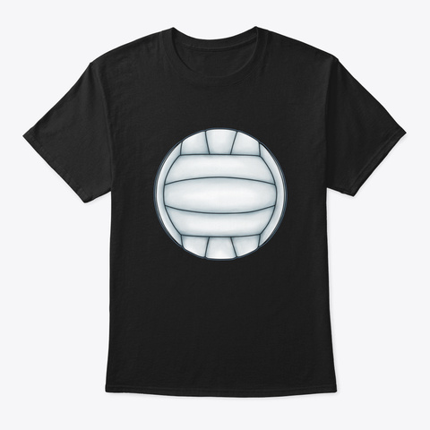 Volleyball Sovsf Black T-Shirt Front
