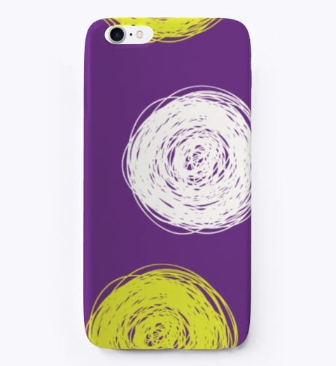 World Best Phone Cover Design In Usa Purple T-Shirt Front