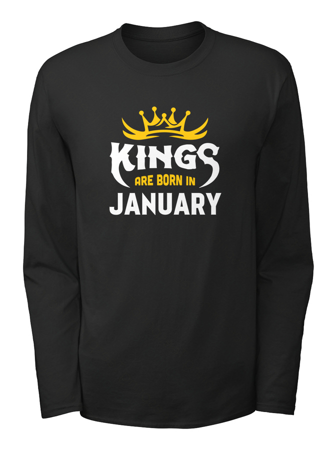 Kings Are Born In January T-Shirt Unisex Tshirt