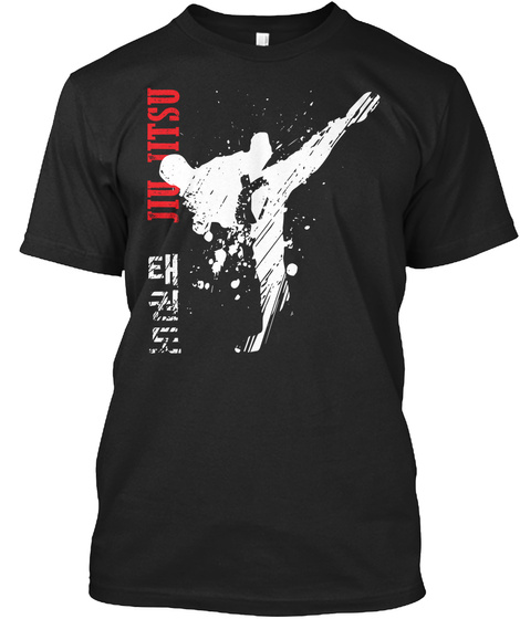 Jiu Jitsu Black T-Shirt Front