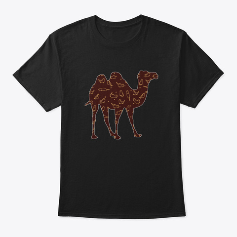 Camel 124 Black T-Shirt Front