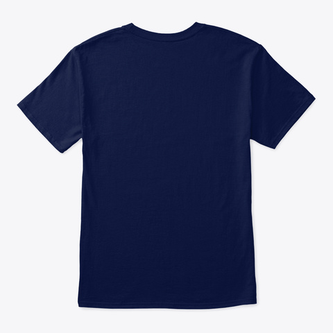 Made In The Usa Navy T-Shirt Back