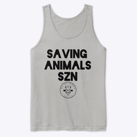 Saving Animals Szn Athletic Heather T-Shirt Front