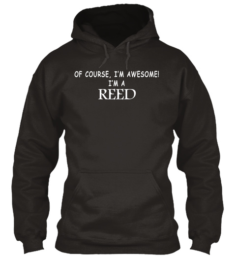 Awesome Reed Jet Black T-Shirt Front