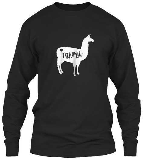 Womens Mama Llama Alpaca T-shirt - Cute