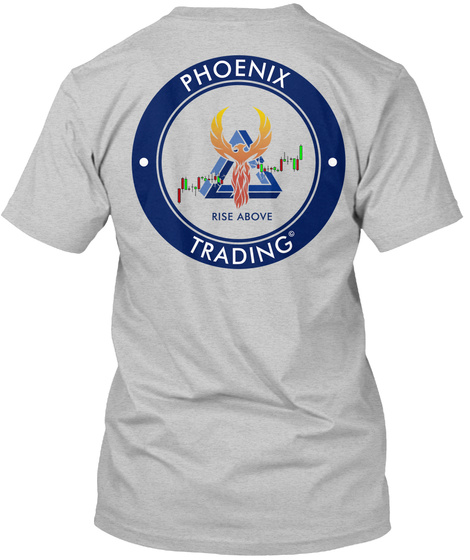 Phoenix Trading Light Heather Grey  T-Shirt Back
