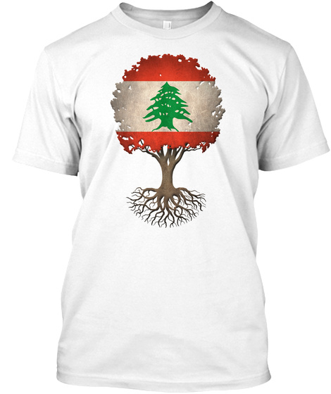 Tree Of Life With Lebanese Flag
