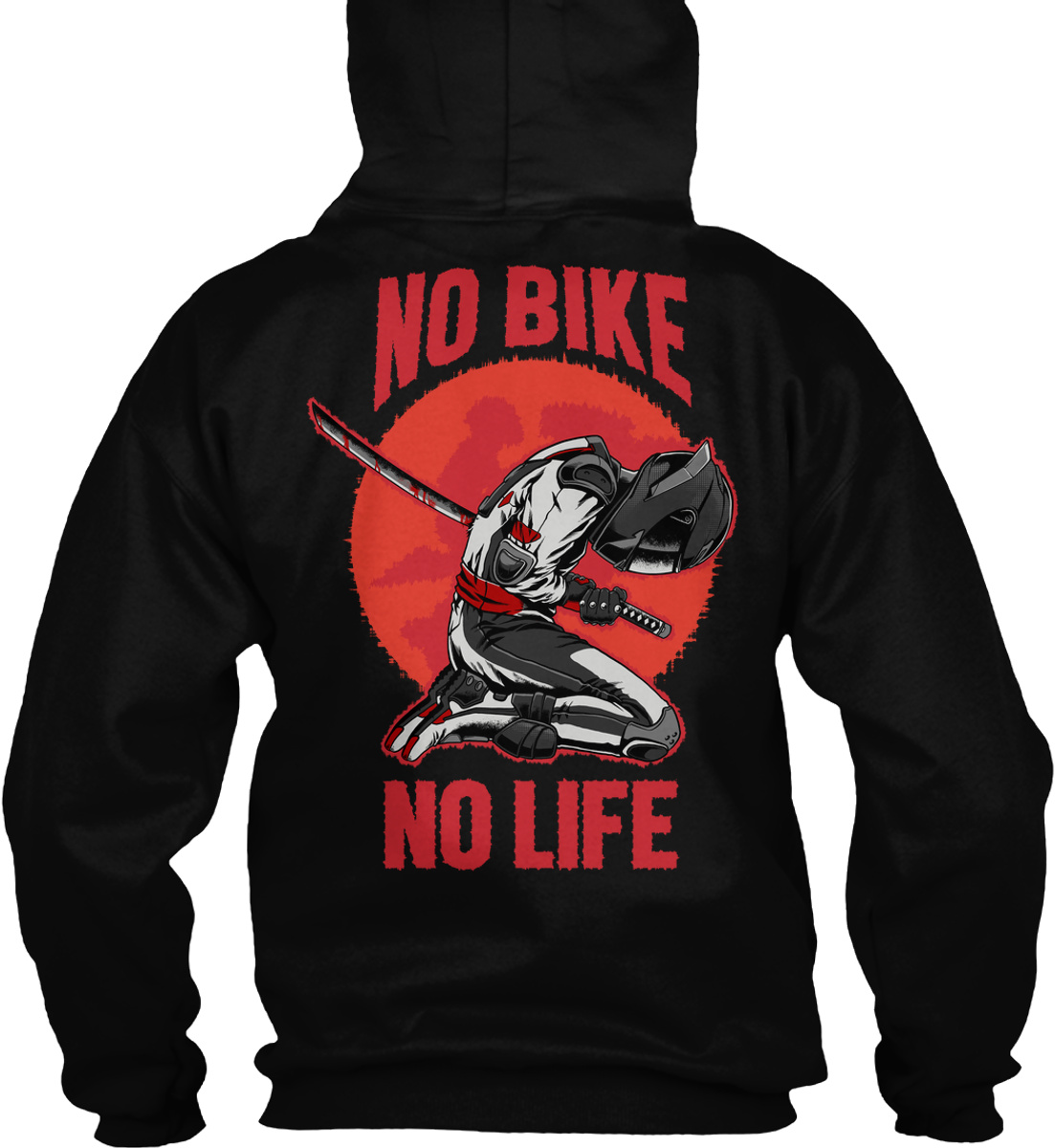 strip peanuts Repulsion NO BIKE - NO LIFE - BACK | Biker Merch