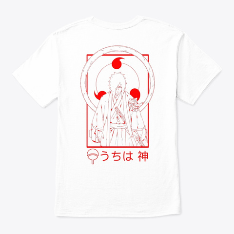 Uchiwa God Red White T-Shirt Back