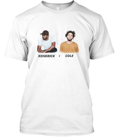 Kendrick X Cole White T-Shirt Front