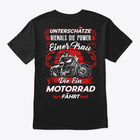 MOTORRAD EINER FRAU T-SHIRT Unisex Tshirt