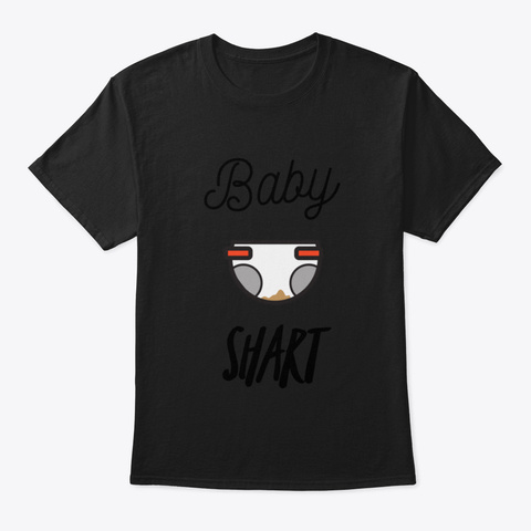 Baby Shart Black T-Shirt Front