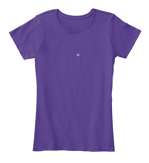 強い女
＝世界平和 Purple T-Shirt Front