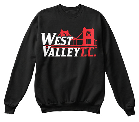 West Valley T.C. Black T-Shirt Front