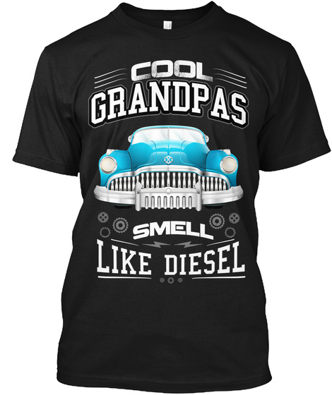 Limited Edition   Cool Grandpas Black T-Shirt Front