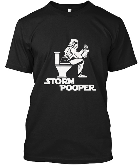 Storm Pooper T Shirt Black T-Shirt Front