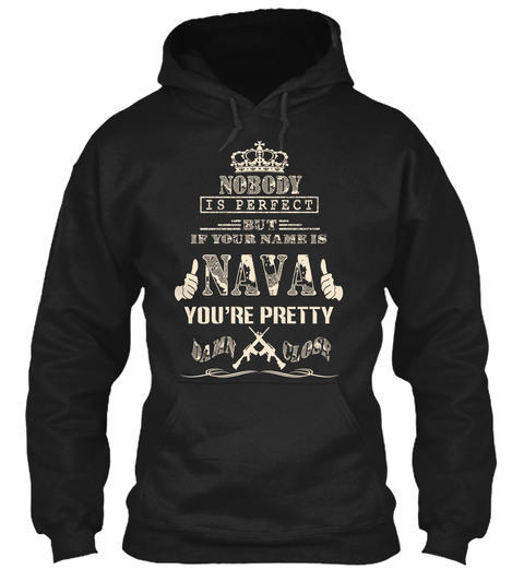 Nava Black T-Shirt Front